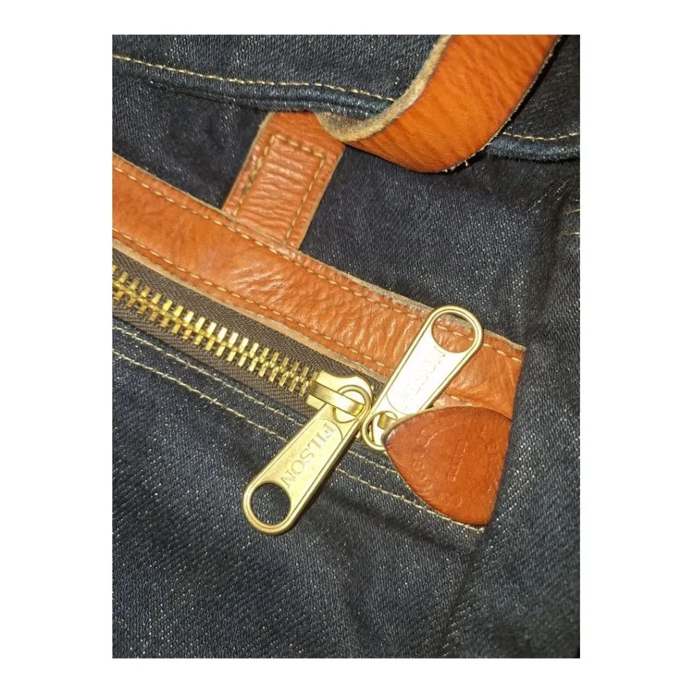 RARE Filson Lucky Brand Japanese Selvedge Denim Satchel Briefcase Bag NEW 2011